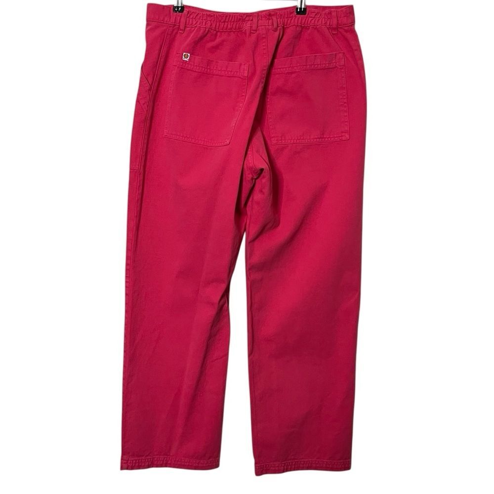 Big Bud Press Work Pants Womens Large Hot Pink Cotton High Rise Straight Leg - Picture 5 of 13